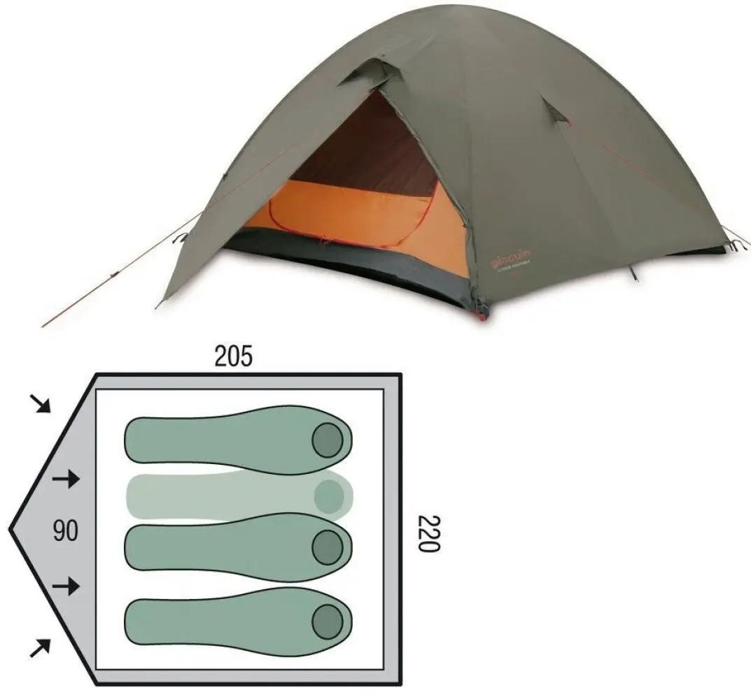 Палатка Pinguin Serac (Green)