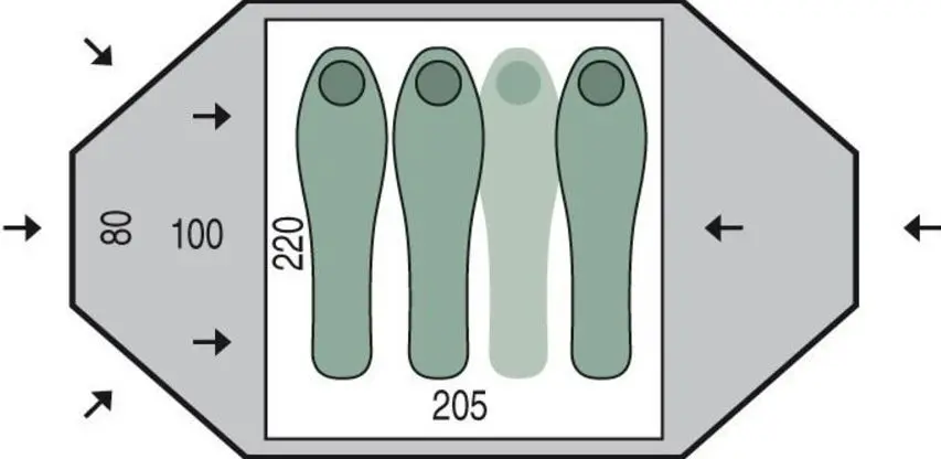 Палатка Pinguin Tornado 3 Duralu (Green)