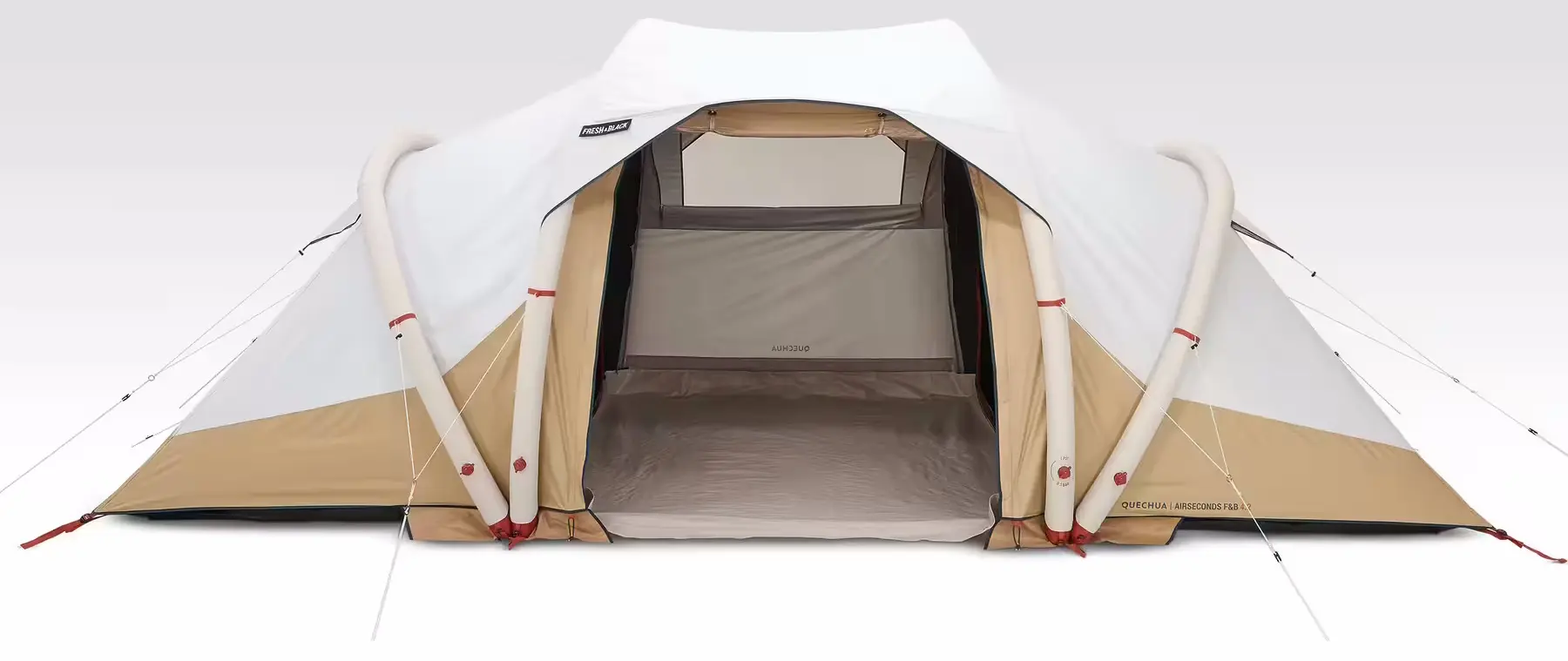 Палатка Quechua Air Seconds 4.2 Fresh&Black (Beige/White) - 2
