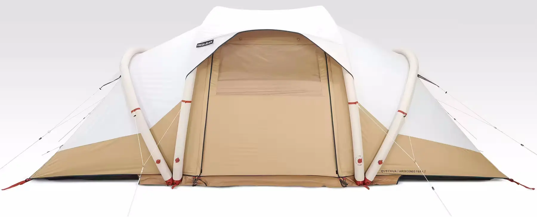 Палатка Quechua Air Seconds 4.2 Fresh&Black (Beige/White) - 3