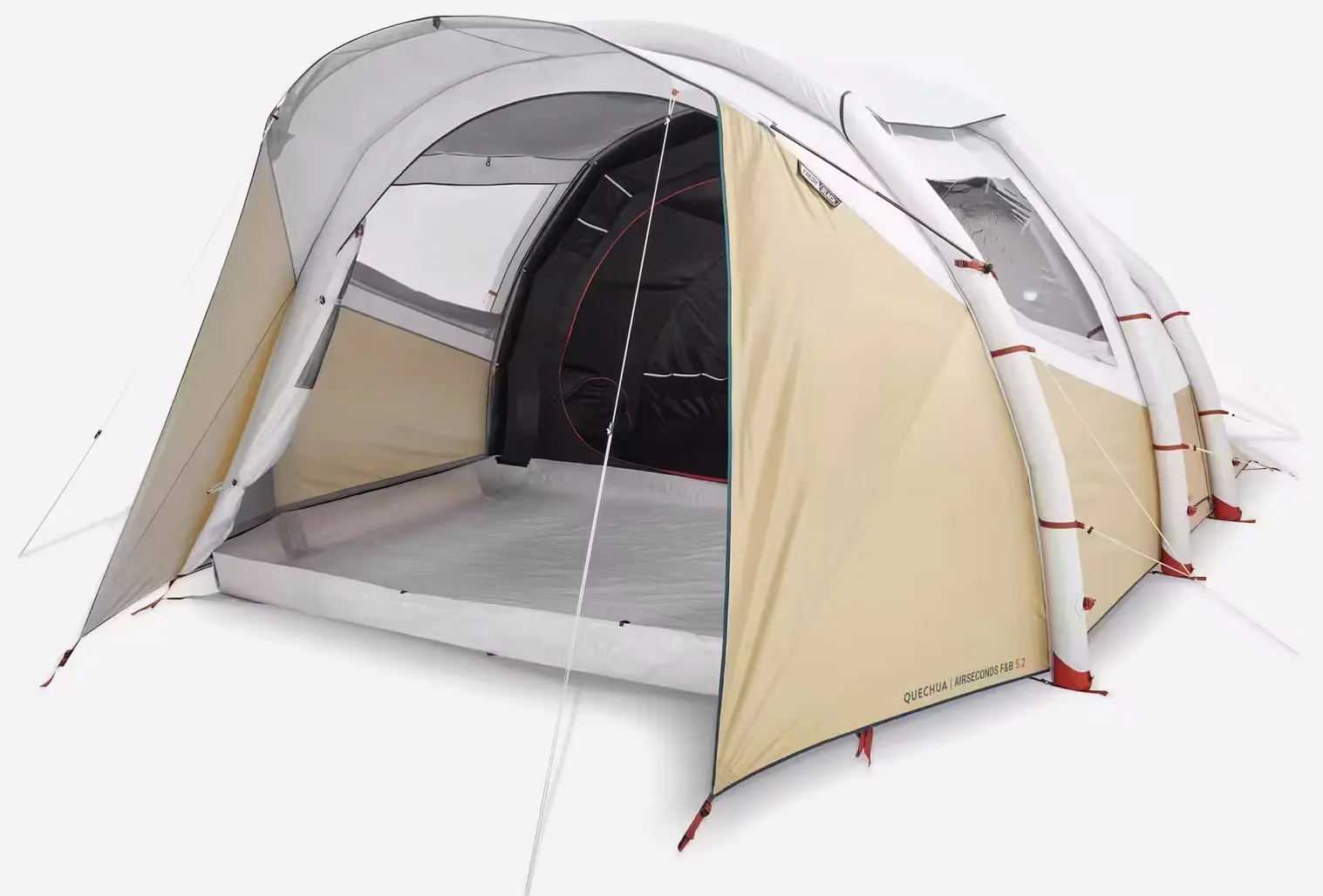 Палатка Quechua Air Seconds 5.2 Fresh&Black (Beige/White) - 3