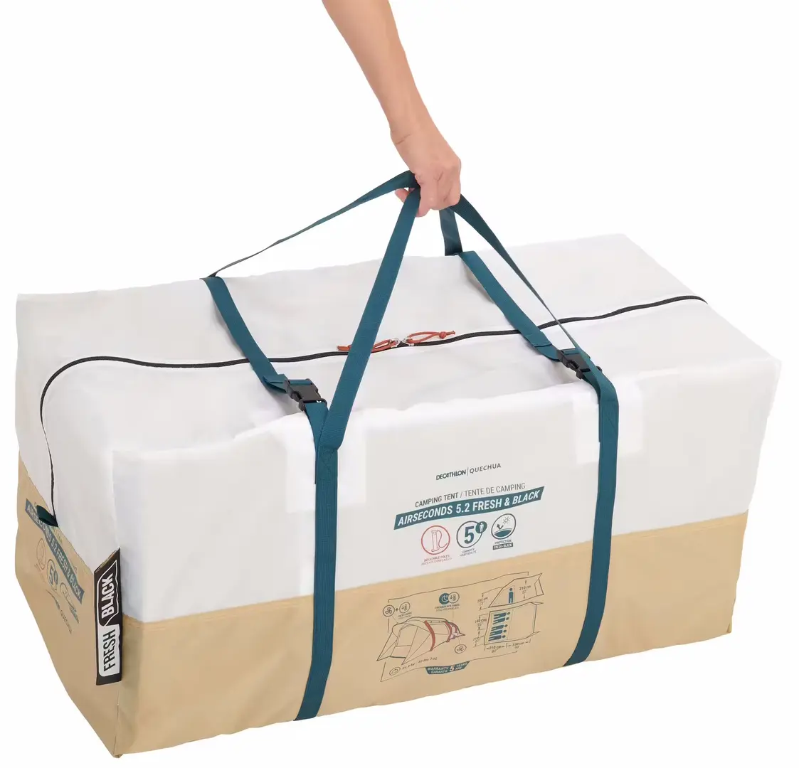 Палатка Quechua Air Seconds 5.2 Fresh&Black (Beige/White) - 10