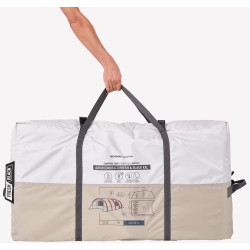 Палатка Quechua Air Seconds 6.3 Fresh&Black XXL (Beige/White) Thumb