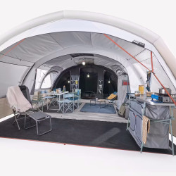 Палатка Quechua Air Seconds 6.3 Fresh&Black XXL (Beige/White) Thumb