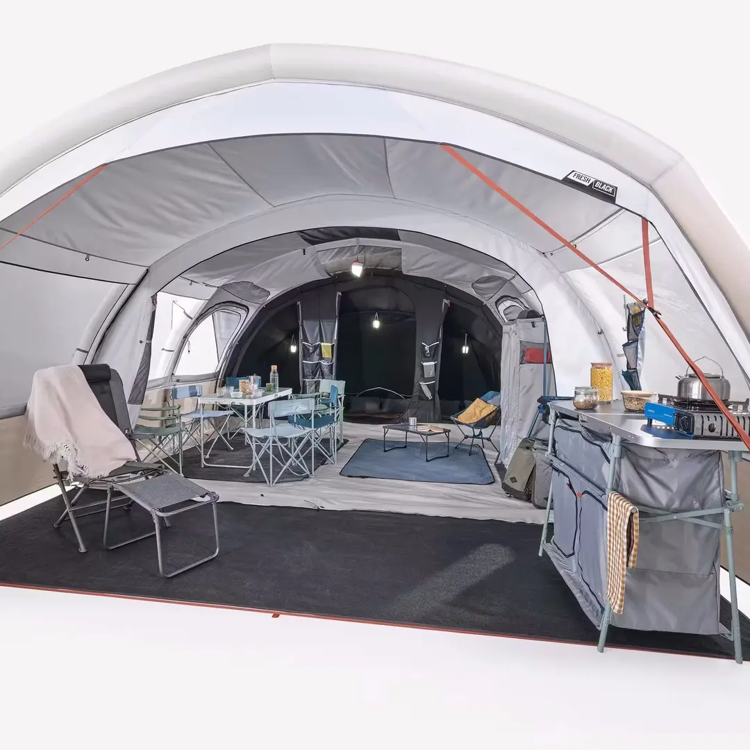 Палатка Quechua Air Seconds 6.3 Fresh&Black XXL (Beige/White) - 8