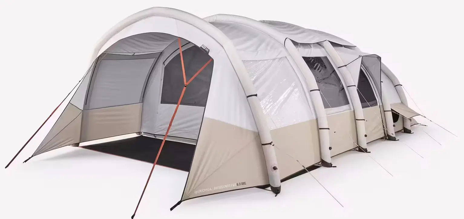 Палатка Quechua Air Seconds 6.3 Fresh&Black XXL (Beige/White)