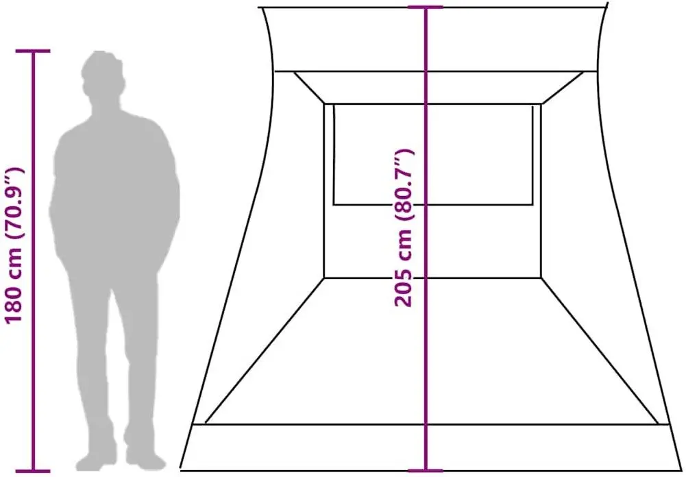 Автомобильная палатка VidaXL 4009525 (Green)