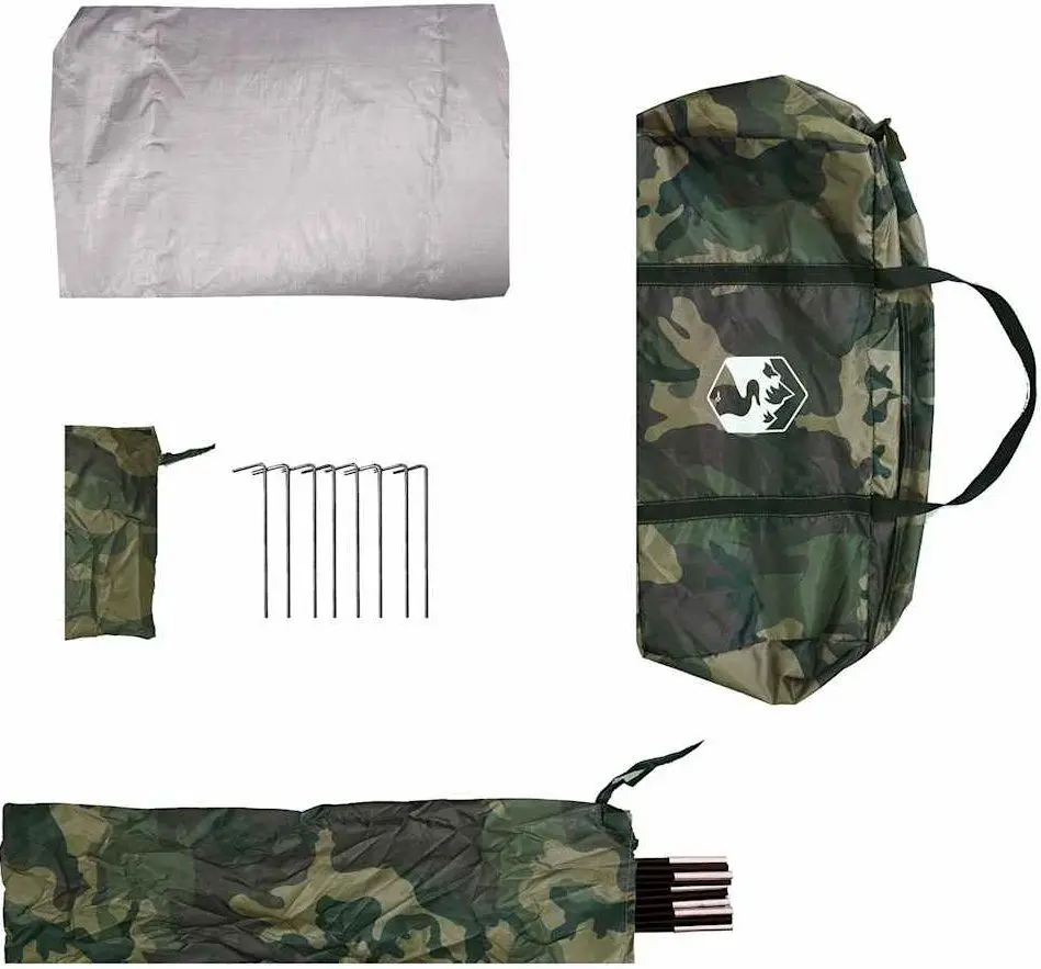 Автомобильная палатка VidaXL 4009532 (Green Camouflage)