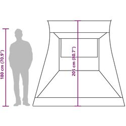 Автомобильная палатка VidaXL 4009532 (Green Camouflage) Thumb