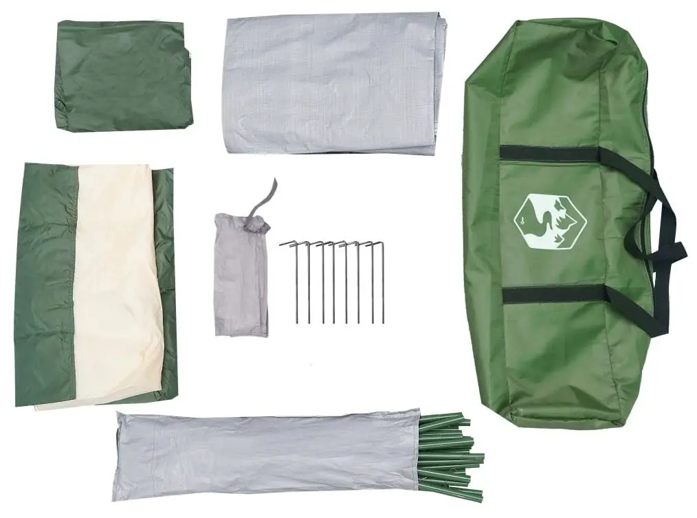 Cort dus-toaleta VidaXL 94424 (Green)