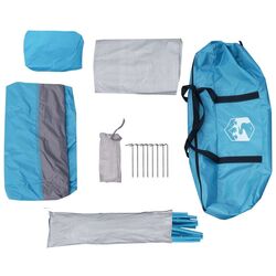 Cort dus-toaleta VidaXL 94425 (Blue) Thumb