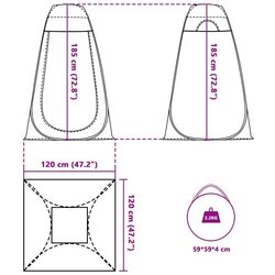 Палатка VidaXL 4004135 (Blue) Thumb