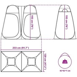 Палатка VidaXL 4004138 (Blue) Thumb