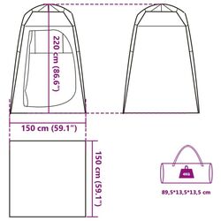 Палатка VidaXL 4004142 (Grey) Thumb