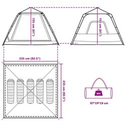 Cort VidaXL 4004147 (Blue) Thumb