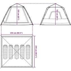 Cort VidaXL 4004148 (Grey/Orange) Thumb