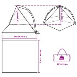 Cort VidaXL 4004152 (Azure Blue) Thumb