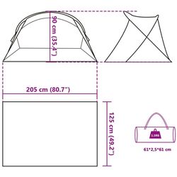 Cort VidaXL 4004159 (Green/White) Thumb