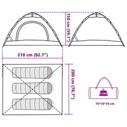 Палатка VidaXL 4004165 (Green) Thumb