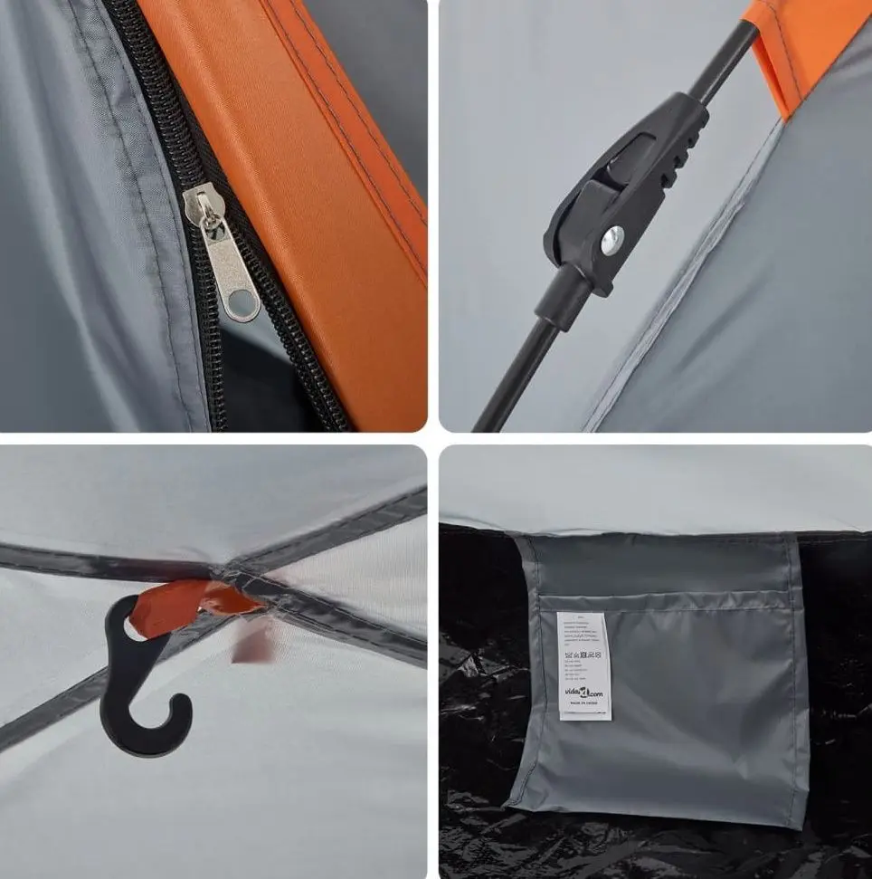 Cort VidaXL 4004171 (Grey/Orange)