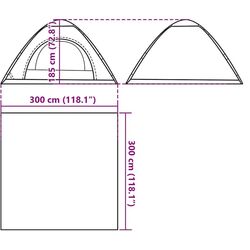 Палатка VidaXL 4004174 (Blue) Thumb