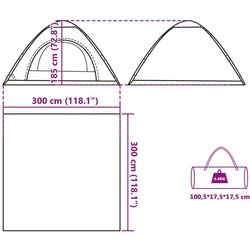 Палатка VidaXL 4004175 (Grey) Thumb