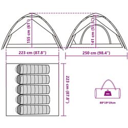 Cort VidaXL 4004186 (Blue) Thumb