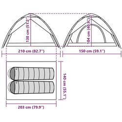 Палатка VidaXL 4004189 (Green) Thumb