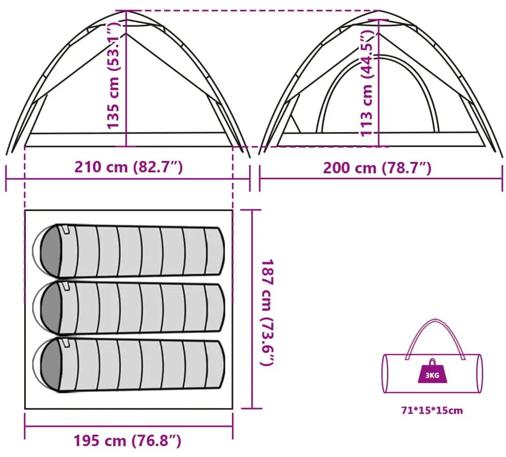 Cort VidaXL 4004194 (Blue)