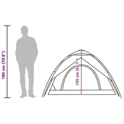 Cort VidaXL 4004195 (Grey/Orange) Thumb