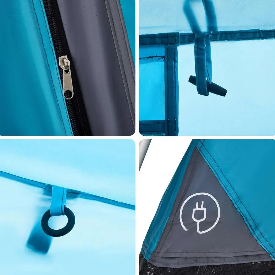 Cort VidaXL 4004214 (Grey/Blue)