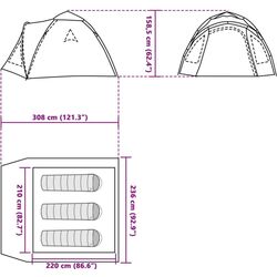 Палатка VidaXL 4004222 (Green) Thumb