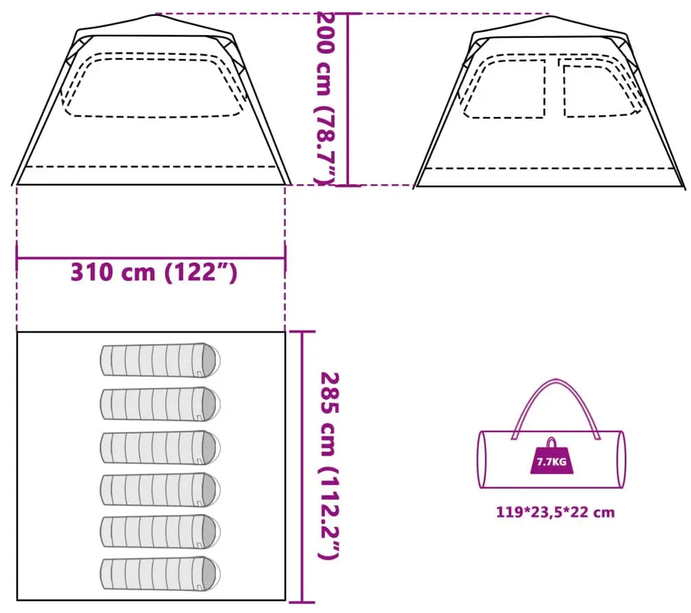 Cort VidaXL 4004233 (Green)