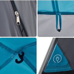 Cort VidaXL 4004234 (Grey/Blue) Thumb