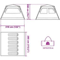 Cort VidaXL 4004235 (Orange/Grey) Thumb