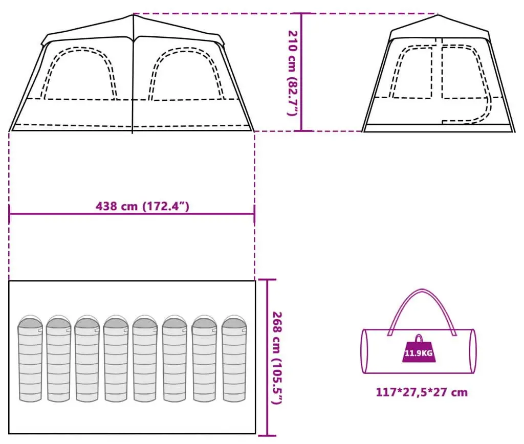 Cort VidaXL 4004236 (Green)