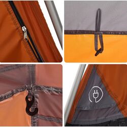 Cort VidaXL 4004238 (Grey/Orange) Thumb