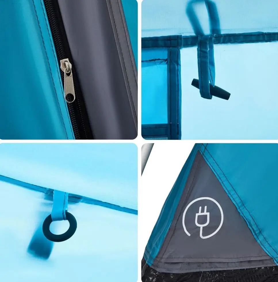 Палатка VidaXL 4004240 (Grey/Blue)