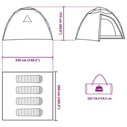 Палатка VidaXL 4004243 (Blue) Thumb