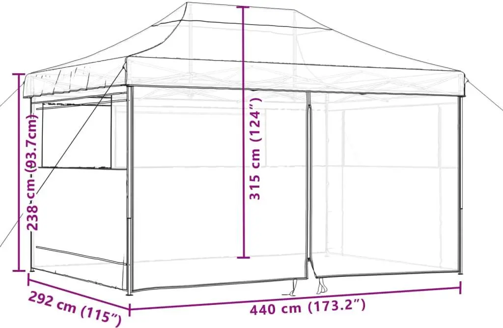 Сщке VidaXL 4004977 (Orange)