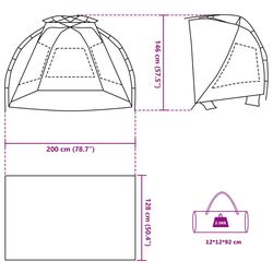 Cort VidaXL 4005291 (Turquoise) Thumb