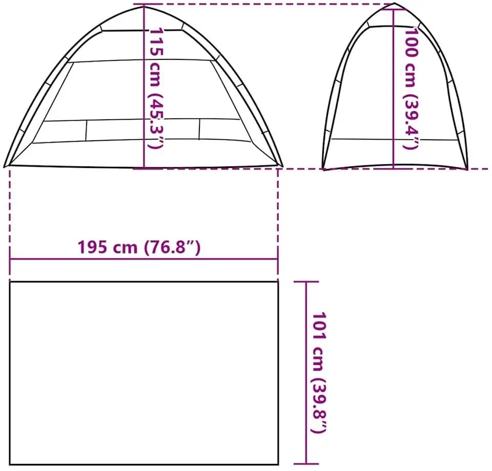 Палатка VidaXL 4005293 (Blue)