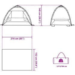 Палатка VidaXL 4005300 (Turquoise) Thumb