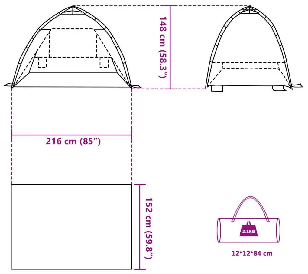 Cort VidaXL 4005301 (Grey)