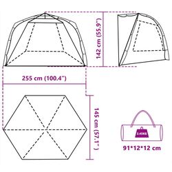 Cort VidaXL 4005311 (Azure Blue) Thumb