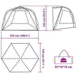 Палатка VidaXL 4005312 (Turquoise) Thumb