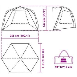 Cort VidaXL 4005313 (Grey) Thumb