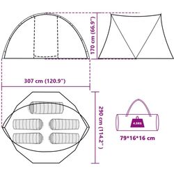 Cort VidaXL 4005320 (Olive/Green) Thumb