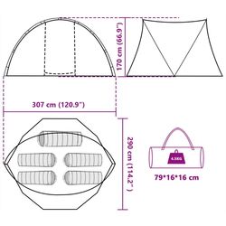 Палатка VidaXL 4005322 (Camouflage) Thumb