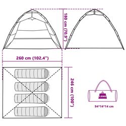 Cort VidaXL 4005323 (Olive Green) Thumb